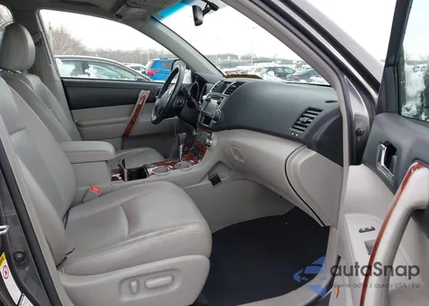 2013 Toyota Highlander Limited V6 z USA, uszkodzony, nr VIN 5TDDK3EHXDS187682